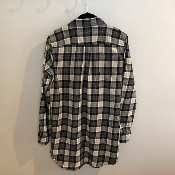 2/$30 🖤🩶 J Crew flannel tunic 🖤🩶 medium - Picture 4 of 8